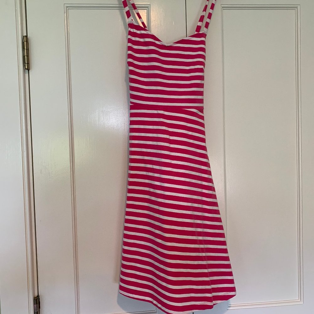 Pink Striped Summer Dress